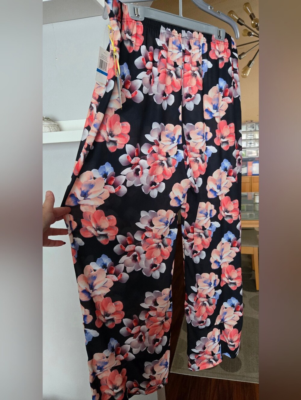 CECE Floral Wide Pants, XL